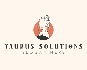 Female Hair Beauty logo design