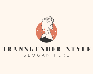 Female Hair Beauty logo design