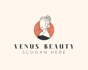 Female Hair Beauty logo design