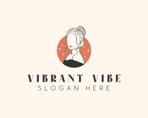 Female Hair Beauty logo design