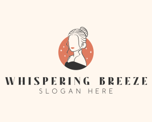 Female Hair Beauty logo design