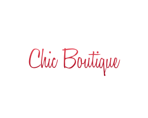Chic - Elegant Chic Calligraphy logo design