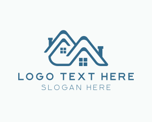 Land Developer - Wave Roof Renovation logo design