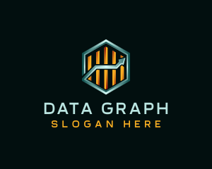 Chart Arrow Graph logo design