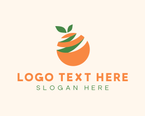 Orange Blossom - Orange Fruit Peel logo design