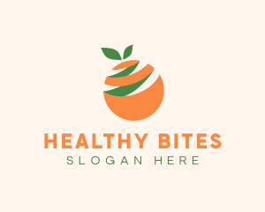 Orange Fruit Peel logo design