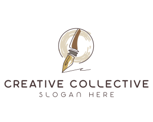 Calligraphy Signature Pen logo design