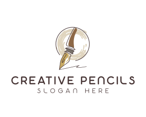 Calligraphy Signature Pen logo design