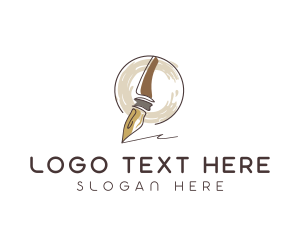 Literature - Calligraphy Signature Pen logo design
