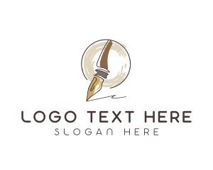 Calligraphy Signature Pen Logo