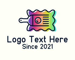 Paint Store - Colorful Painting Brush logo design