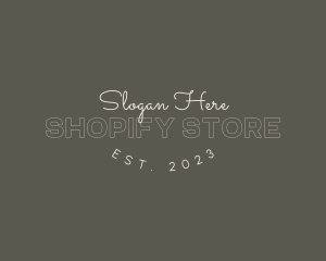 Simple Store Business logo design