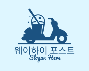 Mobile Cleaning Scooter Wash logo design