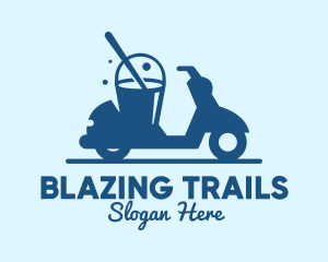 Mobile Cleaning Scooter Wash logo design