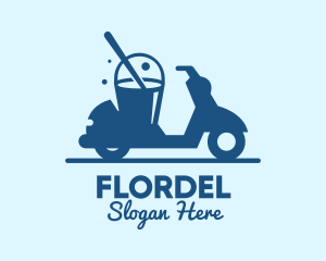 Mobile Cleaning Scooter Wash logo design