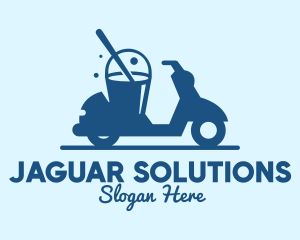 Mobile Cleaning Scooter Wash logo design