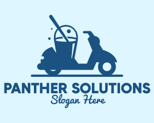 Mobile Cleaning Scooter Wash logo design