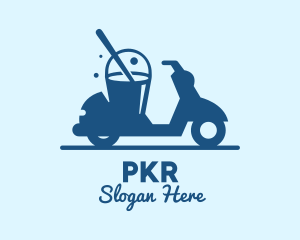 Mobile Cleaning Scooter Wash logo design