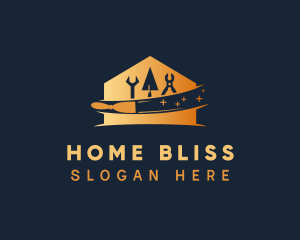 Gradient Home Builder logo design