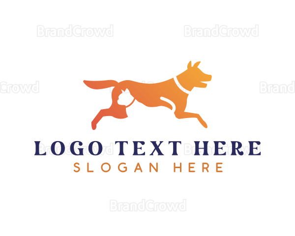 Cat Dog Veterinary Logo