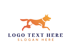 Kitty - Cat Dog Veterinary logo design