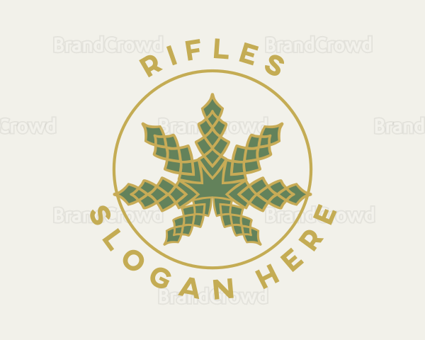 Marijuana Leaf Dispensary Logo