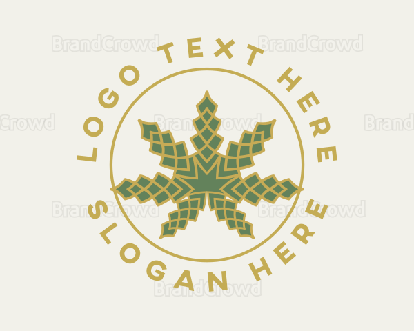 Marijuana Leaf Dispensary Logo