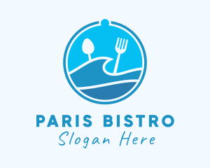 Beach Resort Restaurant logo design