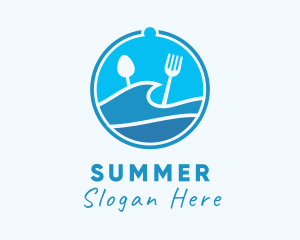 Beach Resort Restaurant logo design