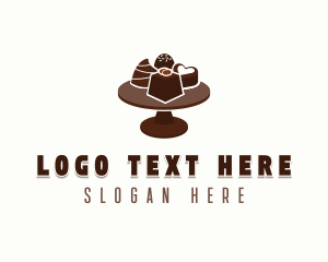 Cocoa Bean - Chocolate Candies Pastry logo design