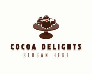 Chocolate Candies Pastry logo design