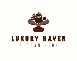 Chocolate Candies Pastry logo design