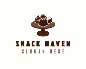 Chocolate Candies Pastry logo design