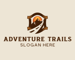 Travel Mountain Road logo design