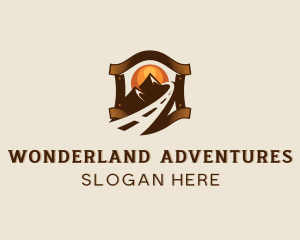 Travel Mountain Road logo design