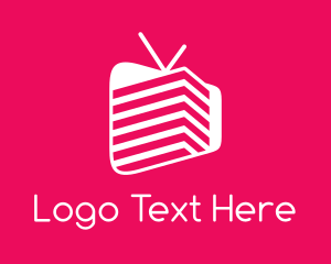 Screen - Building TV Antenna logo design
