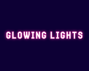 Neon Glow Festival logo design