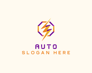 Lightning Power Bolt  Logo
