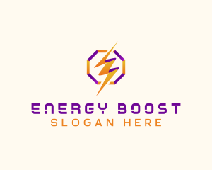 Power - Lightning Power Bolt logo design