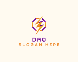 Electricity - Lightning Power Bolt logo design