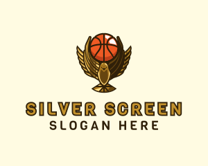 Basketball Eagle Trophy Logo