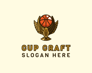 Cups - Basketball Eagle Trophy League logo design