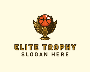 Trophy - Basketball Eagle Trophy logo design