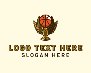 Trophy - Basketball Eagle Trophy logo design