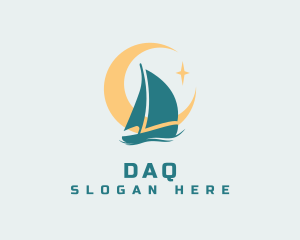 Speedboat - Midnight Boat Sailing logo design