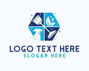 Clean - Shiny Housekeeping Chores logo design