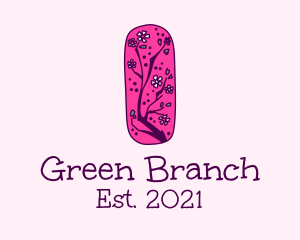 Branch - Cartoon Floral Branch logo design