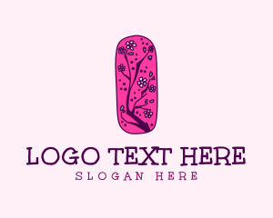 Hand Drawn - Handmade Floral Branch logo design