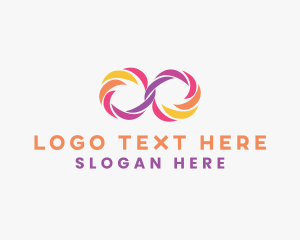 Motion - Infinity Agency Loop logo design