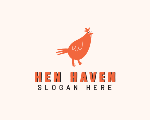 Hen - Chicken Poultry Farm logo design